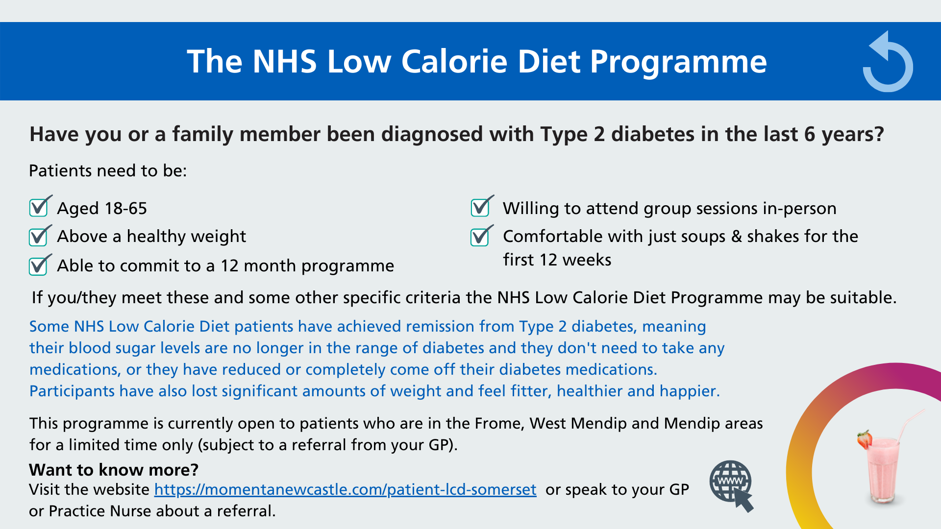 Low Calorie Diet Programme